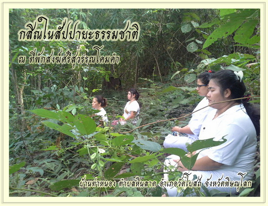 กสิณกรรมฐาน ใน สัปปายะ ธรรมชาติ จังหวัดพิษณุโลก